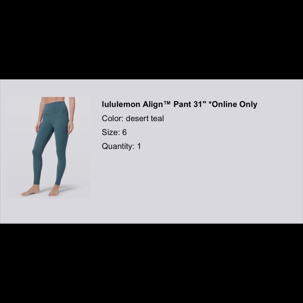 Lululemon align brand new